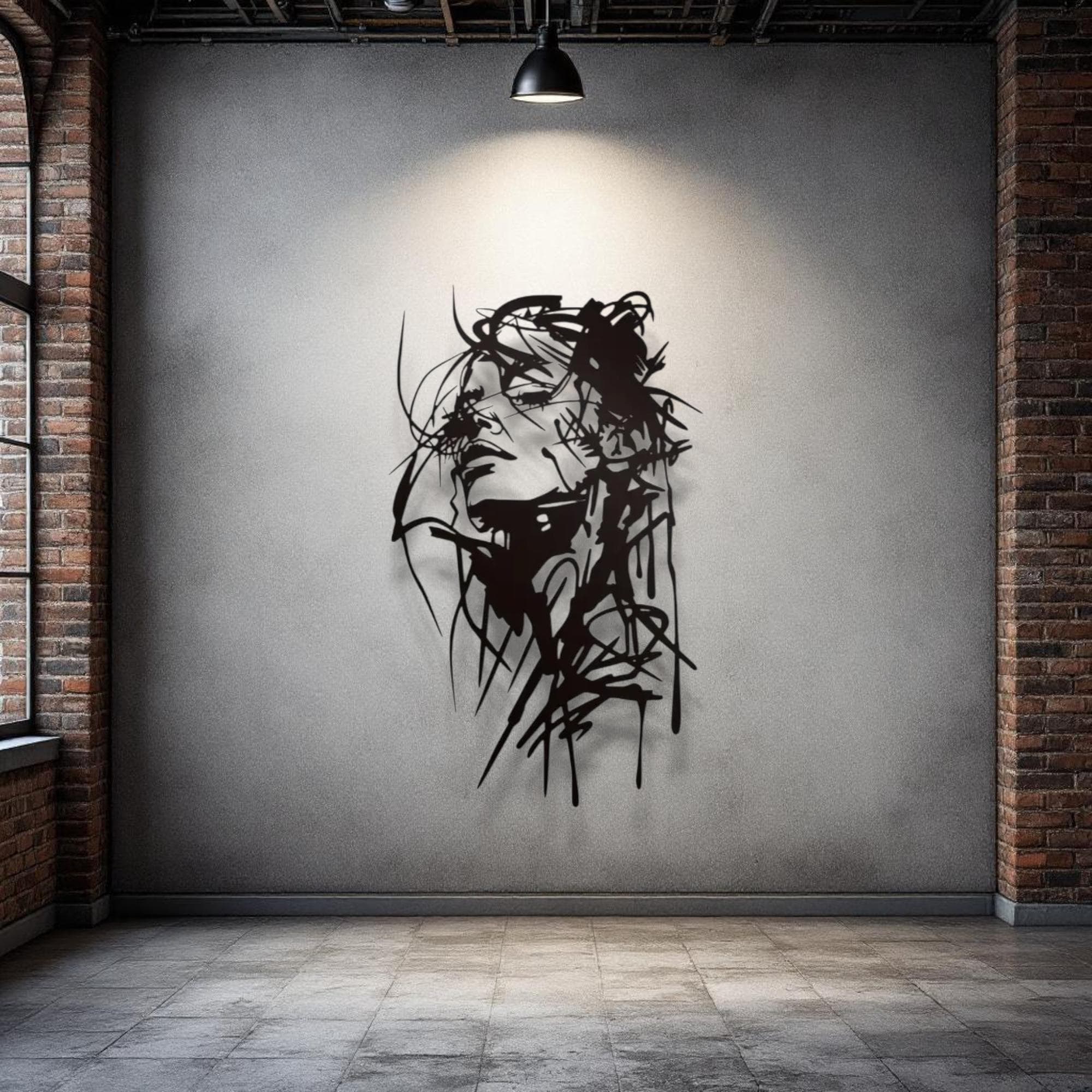 kunst aan de muur metaal